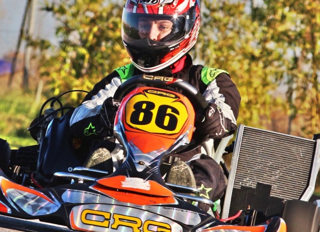 Kart en la curva